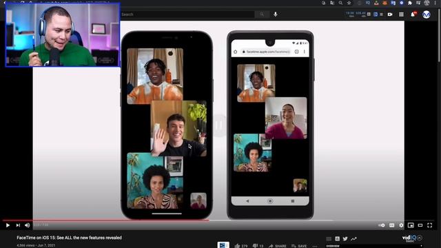 APPLE DESTRUYE ZOOM CON FACETIME EN iOS 15!!!!!!!!!! смотреть онлайн