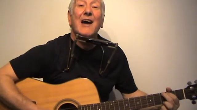 All Along The Watchtower - Bob Dylan - acoustic cover - guitar and mouth organ - harp смотреть онлайн