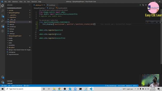Python Django Bangla (বাংলা) Tutorial(22)~Django Admin panel customization(part 01) смотреть онлайн