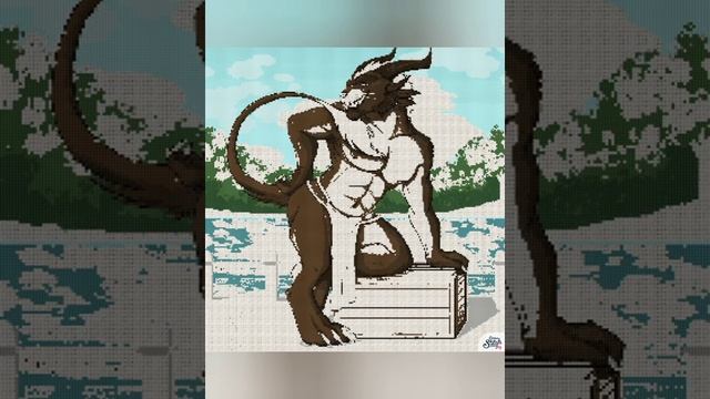 The Best Furry(+18):Drawing the strong beast Rytlock Brimstone from Guild War #10ksubs #furry смотреть онлайн