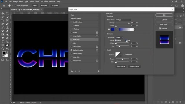 How to Create a Retro Style Chrome Text Effect in Adobe Photoshop || 80's Chrome Text Effect смотреть онлайн