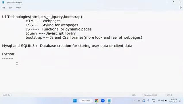 FULL STACK PYTHON tutorials by Mr. Mohan Reddy Sir смотреть онлайн