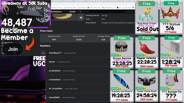 UGC Limiteds are FINALLY Resellable in Roblox.. (Easy Profit) смотреть онлайн
