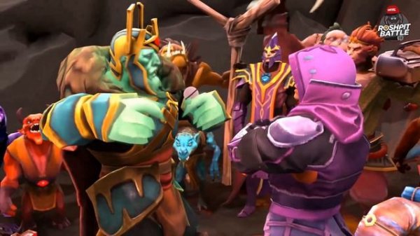 ROSH PIT BATTLE #2 | WRAITH KING vs ANTI-MAGE | DOTA VERSUS RAP BATTLE