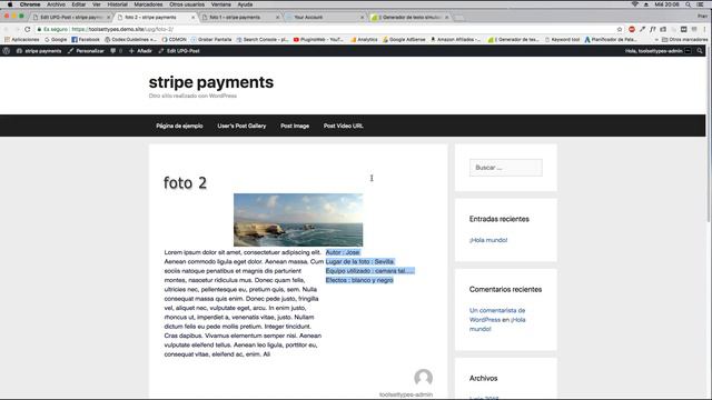 USER POST GALLERY. CREAR WEB DE REVIEWS DE IMAGENES смотреть онлайн