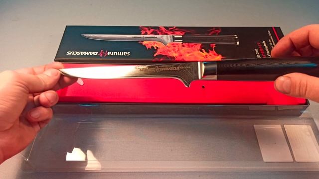 Обзор обвалочного ножа Samura Damascus смотреть онлайн