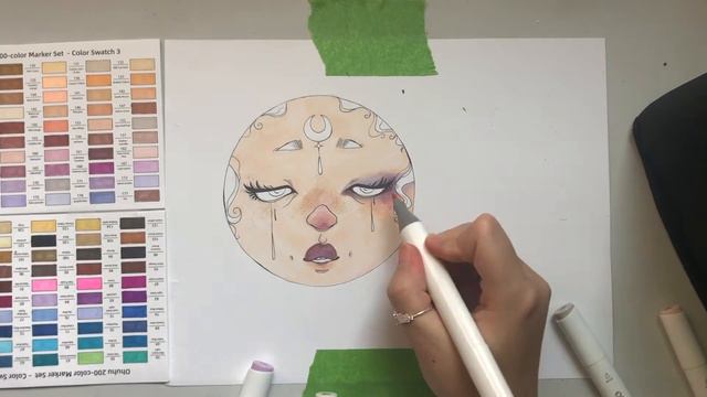 Muune (Ohuhu Marker Speedpaint) смотреть онлайн