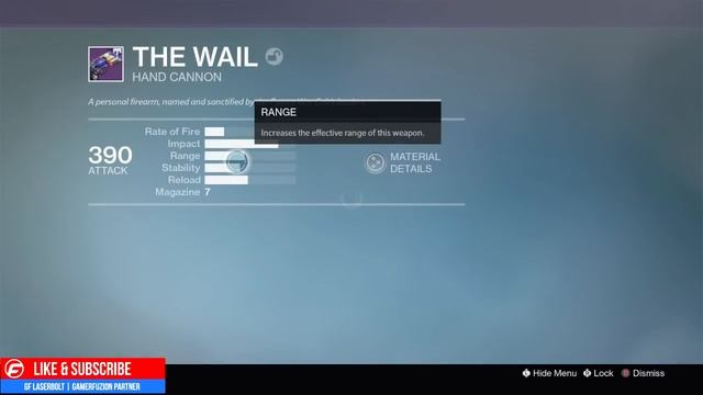 Destiny FATEBRINGER 3.0 BEST Year 3 PVE Hand cannon in the Game "The Wail" Review Rise of Iron смотреть онлайн