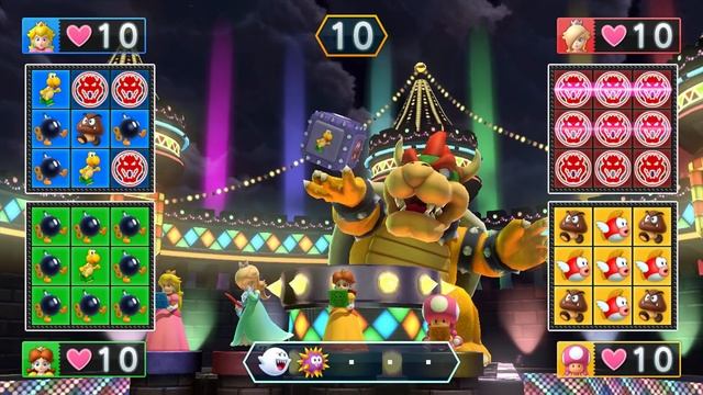 Mario Party 10 - Peach, Rosalina, Daisy, Toadette, Bowser - Whimsical Waters смотреть онлайн