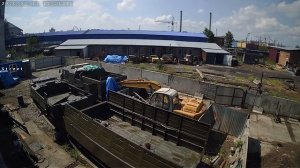 Система видеонаблюдения на 42 камеры на промышленной базе.