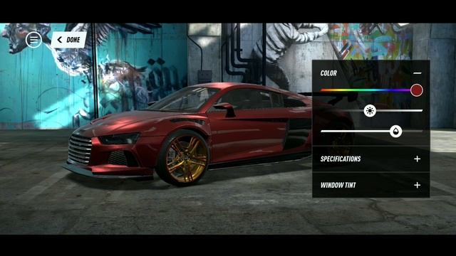NFS Heat STUDIO - AUDI R8 V10 Customisation смотреть онлайн