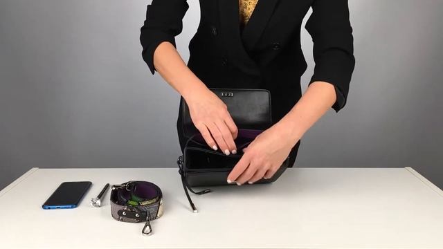 Сумка ELEGANZZA ZLX-1572 Multicolor Black