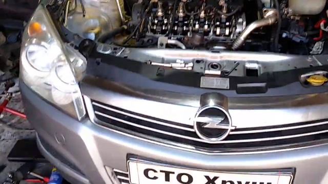 Opel Astra H Опель Астра Н 1.7cdti Z17DTR собираем двигатель сломанный вакуумный насос смотреть онлайн