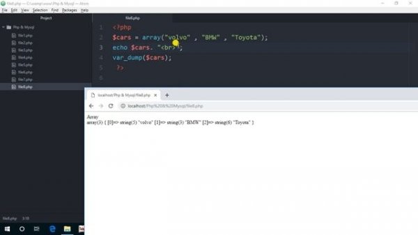 Lecture - 13 - Array Program In PHP - PHP & MySql Series