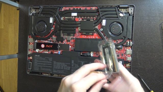 Upgrade G14 Zephyrus memory to 40GB and dual sided SSD смотреть онлайн