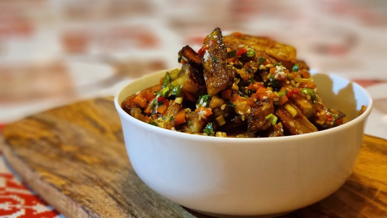 Закуска из баклажанов. Простой рецепт! смотреть онлайн