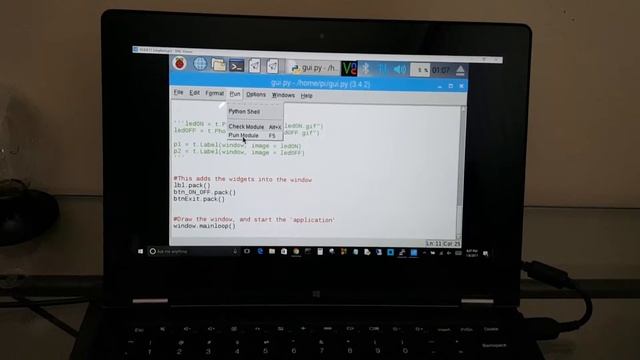 Simple gui app using python and raspberry pi смотреть онлайн