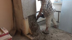 Демонтаж бетонной стены перфоратором Metabo в Калуге