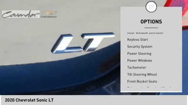 2020 Chevrolet Sonic 2018826 смотреть онлайн