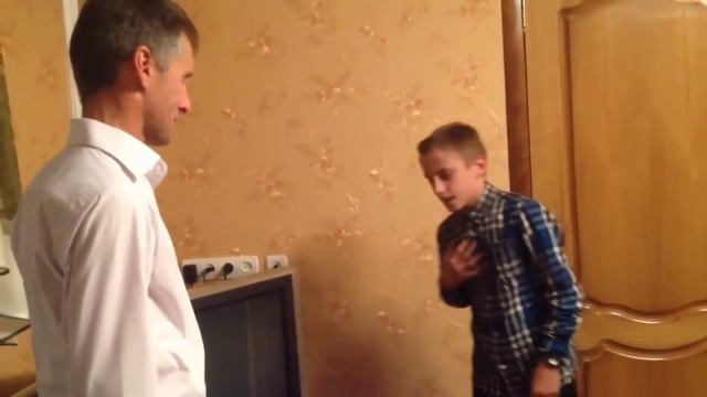 Рэп для Никиты на день рождения, у мальчика ангельский голос, какие эмоции... смотреть онлайн