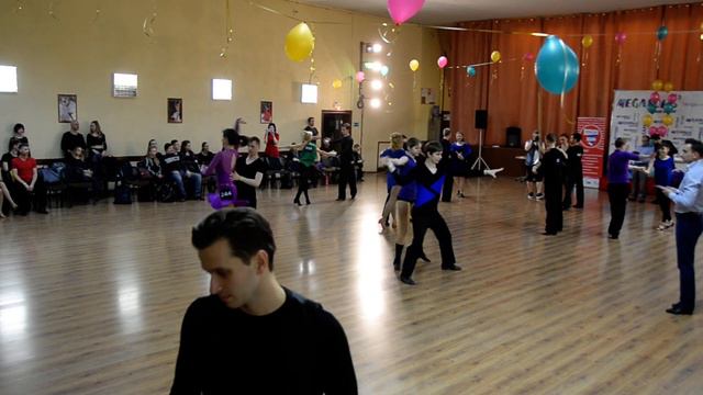 ХАСТЛ, Discofox, Танцующий город 2019, ДнД Beginner 01, 14 финала, заход 1 танец 2 смотреть онлайн
