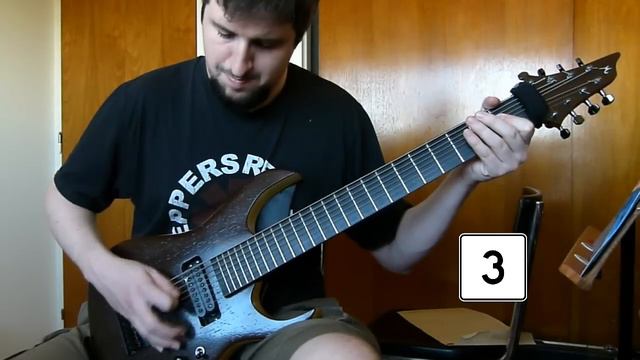 Meshuggah Bleed Guitar Cover - with metronome смотреть онлайн
