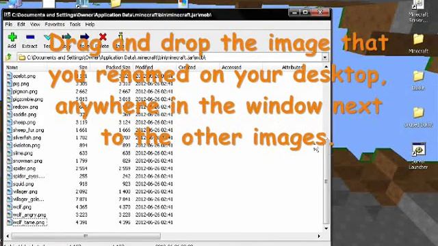 Minecraft- How To Change The Zombie Skin To Herobrine.