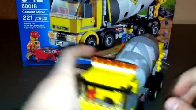Lego Cement Mixer Review 60018 смотреть онлайн