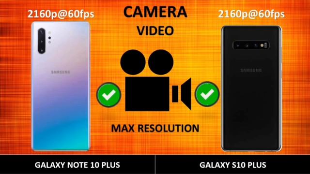 Samsung Galaxy note 10 plus vs Samsung Galaxy S10 plus смотреть онлайн