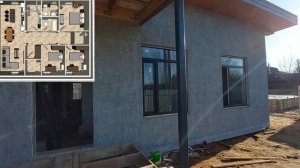 Проект Народный Дом НД112 / одноэтажный дом с односкатной крышей / практичная планировка дома