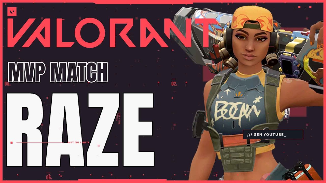VALORANT RAZE MVP МАТЧА