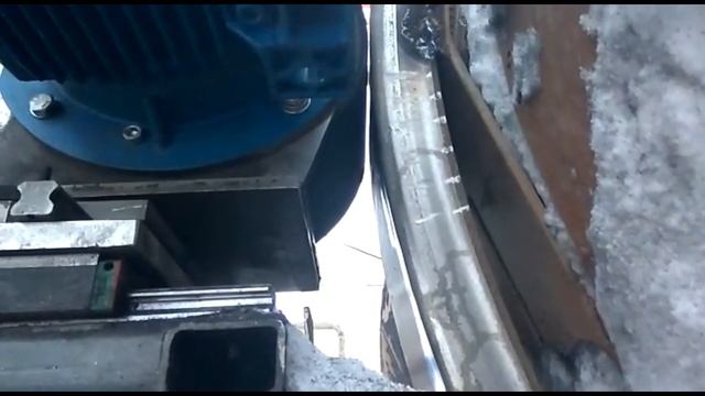 Шлифовка бандажа сушильного барабана АБЗ AMOMATIC 160SM смотреть онлайн