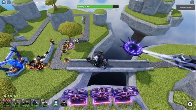 SOLO Expert Mode Roblox Tower Blitz Trying with Lightbeamer смотреть онлайн