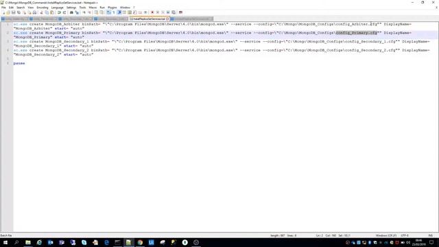 05. MongoDB - Building Replica Set Services