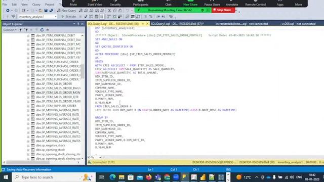 Dynamic balance sheets through SQL смотреть онлайн