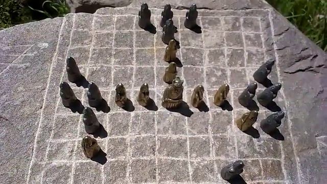 Hnefatafl game Tablut. Debut "Skíðaleið", pt.II смотреть онлайн