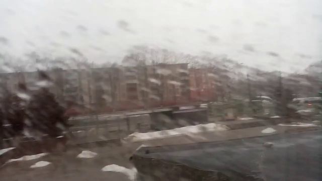 Ливень в январе в Гомеле. смотреть онлайн