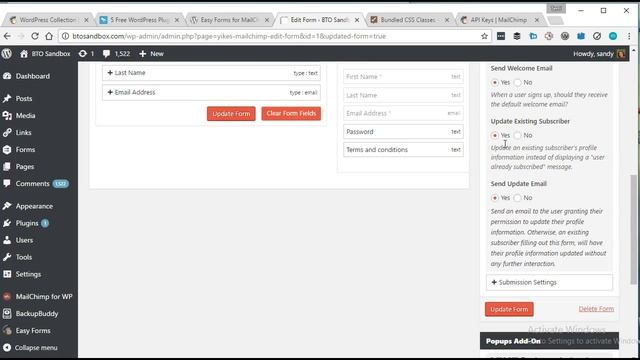 Easy Forms for MailChimp by YIkes plugins for WordPress смотреть онлайн
