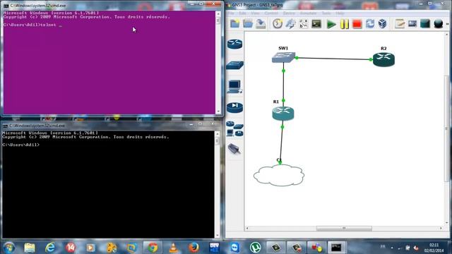 Telnet Router avec deux numero de port смотреть онлайн