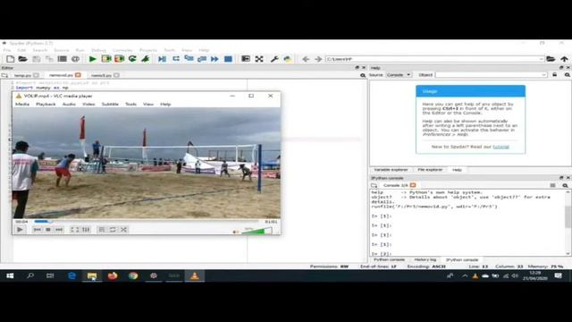Belajar Phyton Mendeteksi Bola Voli menggunakan Spyder (Python 2.7) смотреть онлайн