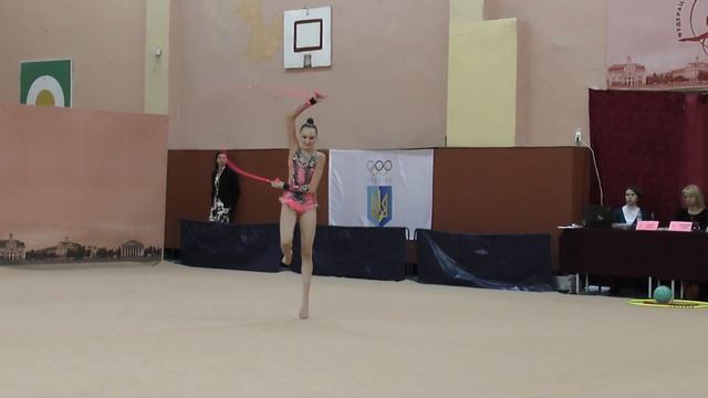 Купрієнко Альона (скакалка) 06.02.2016 Художественная гимнастика. Чемпионат Черниговской области смотреть онлайн