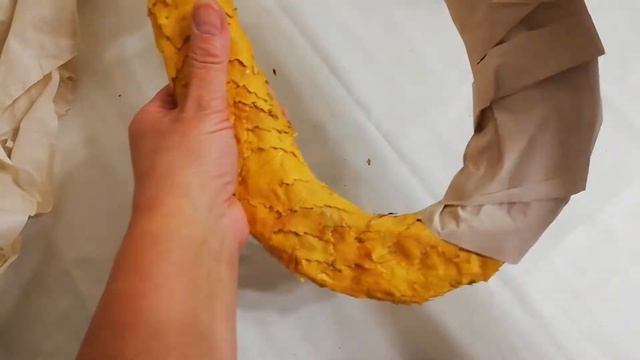 Флористика. Венок из листьев осенней берёзы. смотреть онлайн