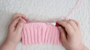 Шапка- кошка крючком. Самый простой способ. Мастер класс для начинающих.