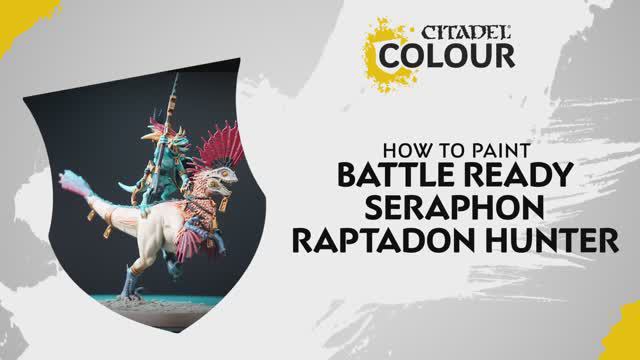 Warhammer 40000 How To Paint - Battle Ready Seraphon Raptadon Hunter