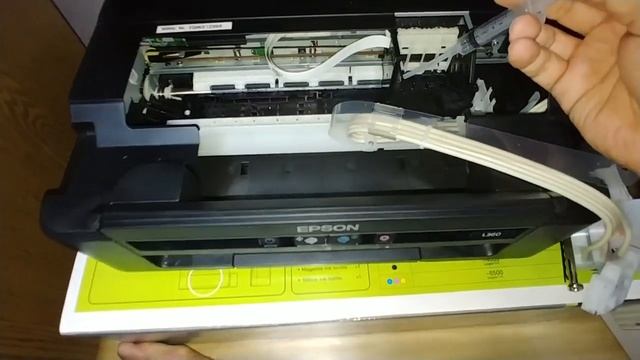엡손 L360, L220, L210 헤드(노즐)청소_Epson L360, L220, L210 head(nozzle) cleaning смотреть онлайн