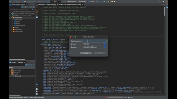 Import SQL script dump using DBeaver #dump