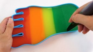 Вкусное видео l Сделай сам, как приготовить радужную мармеладную ножку