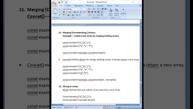 Java Script Array Method part 2 смотреть онлайн