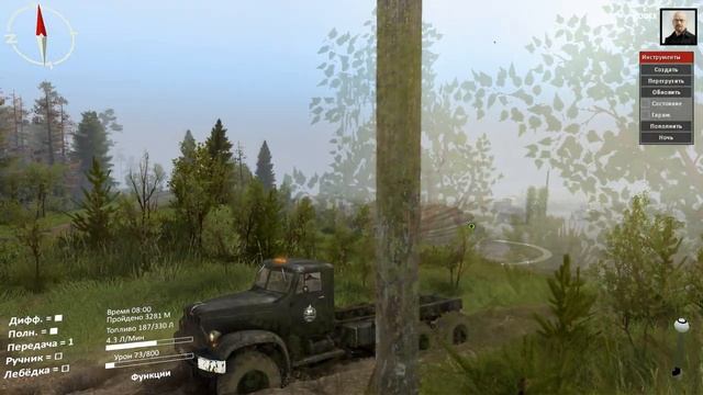 SpinTires 2 сезон 8 испытание ГОРКА ЯАЗ 214 смотреть онлайн