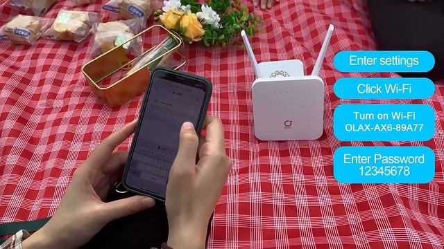 Стационарный роутер Olax Ax6 pro смотреть онлайн